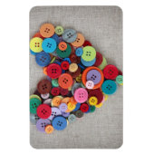 ボタカラフルンハート マグネット (縦)