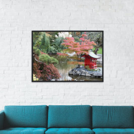 ボタカラフル日本のニカルガーデン フォトプリント           