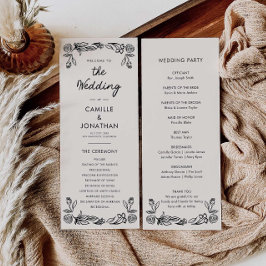 ボタニお洒落カル結婚式 プログラム