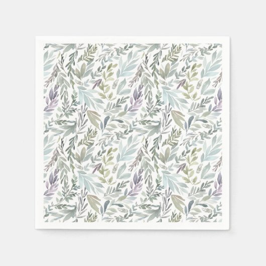 ボタニエレガントカルウォーター色 スタンダードカクテルナプキン (正面)