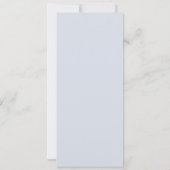 ボタニエレガントカルダスティブルー結婚のメニューカード 招待状 (裏面)