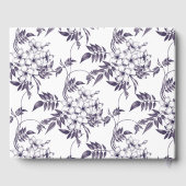 ボタニエレガントカルフローラフォト結婚ズ ゲストブック (裏面)