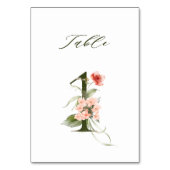 ボタニエレガントカルフローラ番号1、 テーブルナンバー (正面)