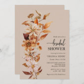 ボタニエレガントカルブライダルシャワー 招待状 (正面/裏面)