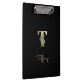 ボタニエレガントカルモノグラム文字T クリップボード (右)