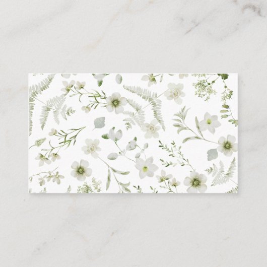 ボタニエレガントカル結婚エンクロージャカード エンクロージャーカード (裏面)