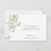 ボタニエレガントカル結婚サンキューカード サンキューカード (裏面)