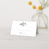 ボタニエレガントカル結婚折り畳み プレイスカード (正面)