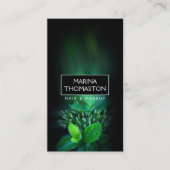 ボタニエレガントカルIサロン、美しい名刺 名刺 (正面)