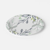 ボタニエレガントック結婚ス ペーパープレート (アングル)