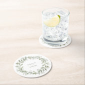 ボタニエレガントック結婚ス ラウンドペーパーコースター (インサイチュ)