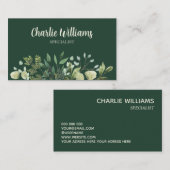 ボタニエレガントッ離れクグリーン 名刺 (正面/裏面)