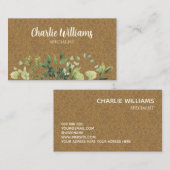 ボタニエレガントーのグ離れラフト 名刺 (正面/裏面)