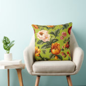 ボタニカイングリーン装飾用クッション クッション (椅子)