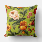 ボタニカイングリーン装飾用クッション クッション (正面)