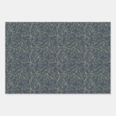 ボタニカクリスマスモダントナカイ ラッピングペーパーシート (正面2)