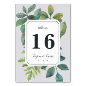 ボタニカテーブル番号カード テーブルナンバー (裏面)