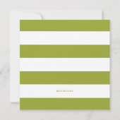 ボタニカルさくらんぼ花ブライダルシャワー招待 招待状 (裏面)