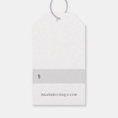 ボタニカルアイランドフローラシーホース価格ラベル ギフトタグ (裏面)