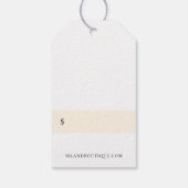 ボタニカルアイランドフローラビーチサンダル価格ラベル ギフトタグ (裏面)