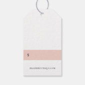 ボタニカルアイランド フローラル シーホース 価格タグ ギフトタグ (裏面)