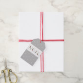 ボタニカルアッドノールホリデーギフトラベル ギフトタグ (より糸付き)