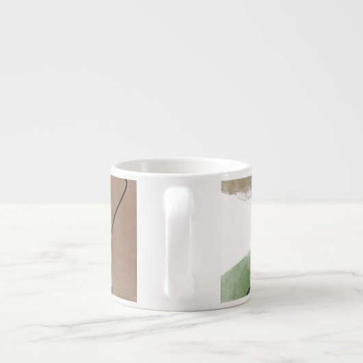 ボタニカルアブトラクト地球トーン エスプレッソカップ (裏面)