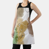 ボタニカルアブトラクト地球トーン エプロン (インサイチュ)