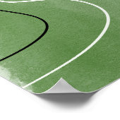 ボタニカルアブトラクト地球トーン ポスター (角)