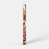 ボタニカルアースブラウンセージのスマホケース SAMSUNG GALAXYケース (右側面)