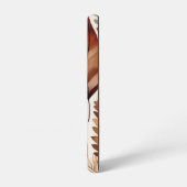 ボタニカルアースブラウンセージのスマホケース SAMSUNG GALAXYケース (左側面)