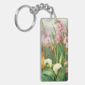 ボタニカルアート:美しいの沼 キーホルダー (正面左)