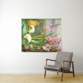 ボタニカルアート：美しいの沼 タペストリー (インサイチュ(横))