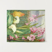 ボタニカルアート：美しいの沼 タペストリー (正面(横))