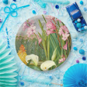 ボタニカルアート：美しいの沼 ペーパープレート (パーティー)