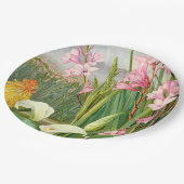 ボタニカルアート：美しいの沼 ペーパープレート (アングル)