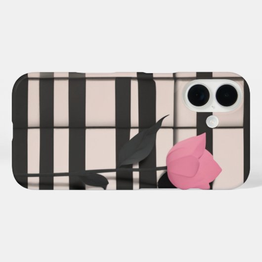 ボタニカルアートiPhoneケース Case-Mate iPhoneケース (裏面 (横))