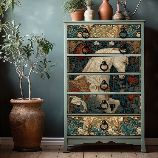 ボタニカルアールヌーボーユニコーン 薄葉紙