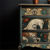 ボタニカルアールヌーボーユニコーン 薄葉紙