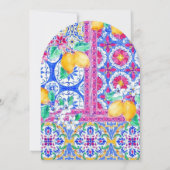 ボタニカルイエローレモン庭園の結婚式招待状 招待状 (裏面)