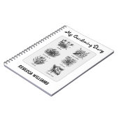 ボタニカルイラストレーションカスタムノート ノートブック (左側)