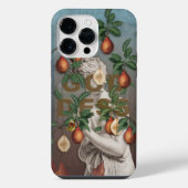 ボタニカルイラストレーションコラージュ女神ビーナス iPhoneケース (裏面)