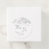 ボタニカルイラストレーションサンキューメッセージカード フェイバータグ (インサイチュ)