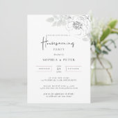 ボタニカルイラストレーションハウスウォーミング 招待状 (スタンド正面)