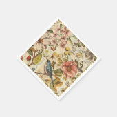 ボタニカルウィムシーコラージスクラップブック紙 スタンダードカクテルナプキン (角)
