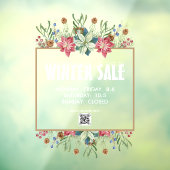 ボタニカルウインターセールウィンドウニッチ ウィンドウサイン (シート3)