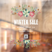 ボタニカルウインターセールウィンドウニッチ ウィンドウサイン (シート2)