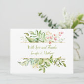 ボタニカルウォーターのカラスプラッシュありがとう | サンキューカード (スタンド正面)