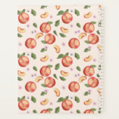 ボタニカルウォーターの桃と花の日記 プランナー手帳 (裏面)