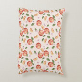 ボタニカルウォーターの桃&花 アクセントクッション (裏面(縦))